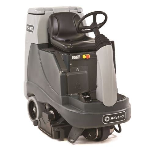 Advance Nilfisk ES4000 Rider Extractor con Baterías Húmedas de 420 AH, 28 Galones, 28 in Wide Path, 1.05 HP, Gris